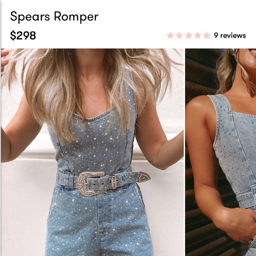 Show Me Your MuMu Blue Overalls